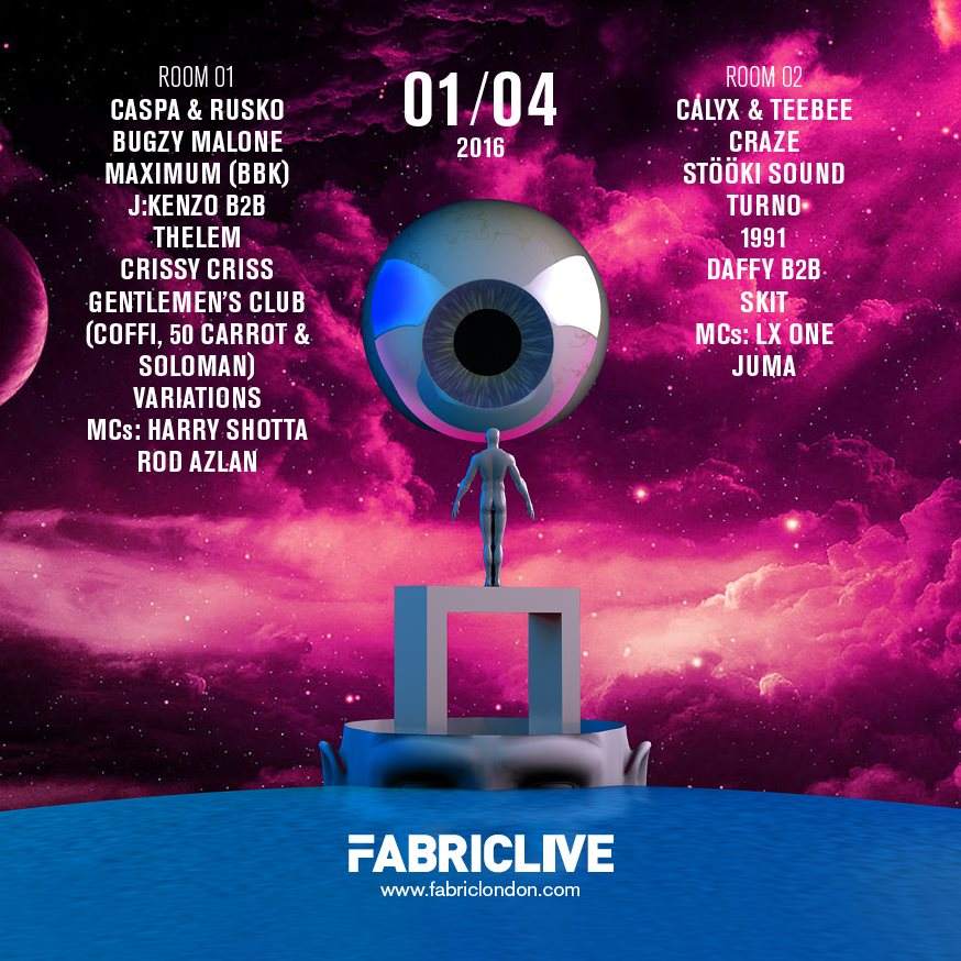 Fabriclive: Caspa & Rusko, Bugzy Malone Malone, Calyx & Teebee & More ...