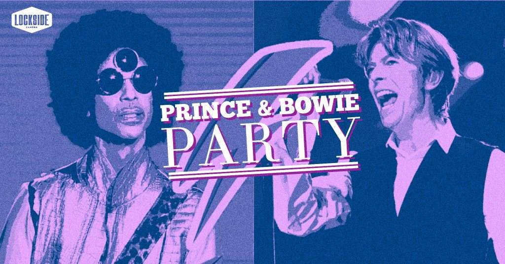 Prince & Bowie Party - Flyer front