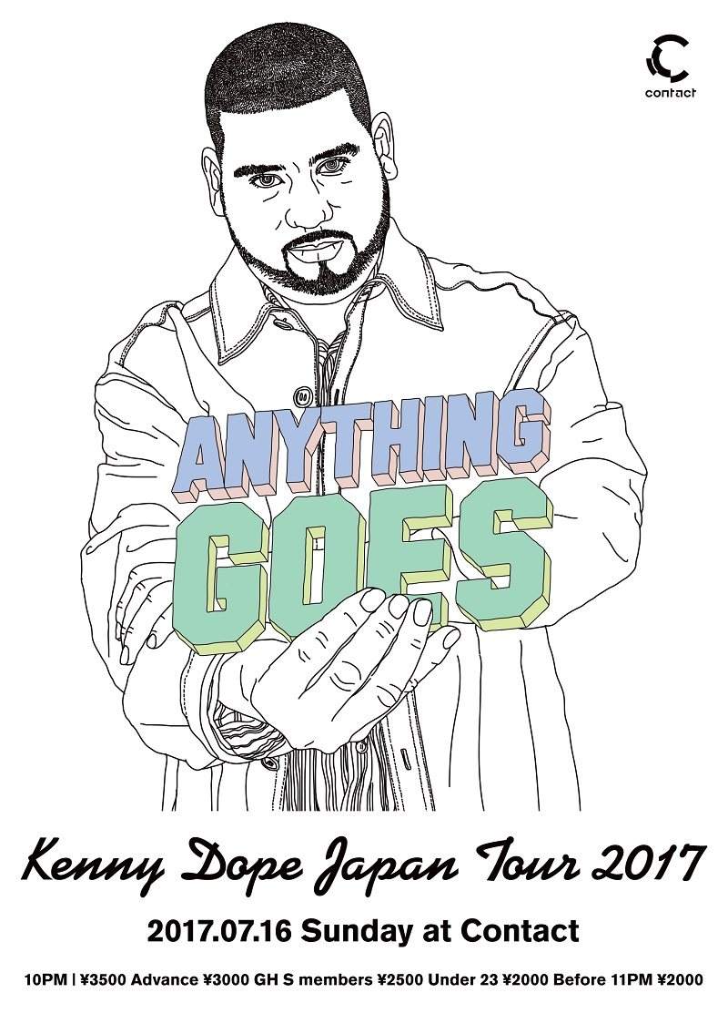 Anything Goes -Kenny Dope Japan Tour 2017- - Flyer front