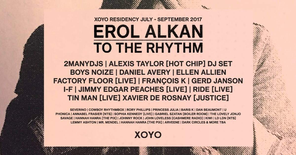 Durrr: Erol Alkan b2b Rory Phillips + Alexis Taylor (Hot Chip) + Jonjo Jury  at XOYO, London