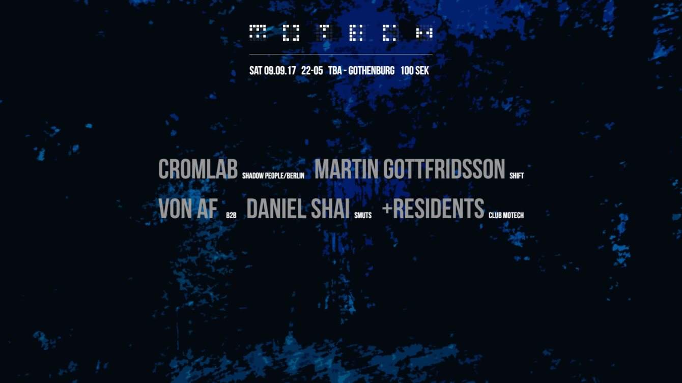 Motech with Cromlab, Von af B2B Daniel Shai & Martin Gottfridsson - Flyer front