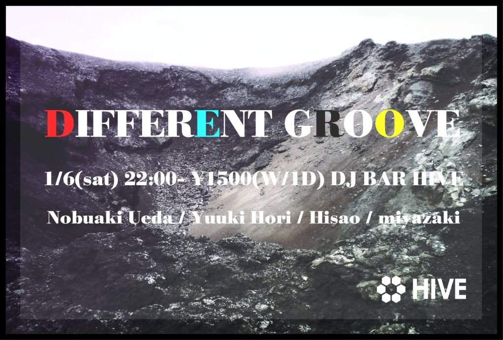 Different Groove - Flyer front