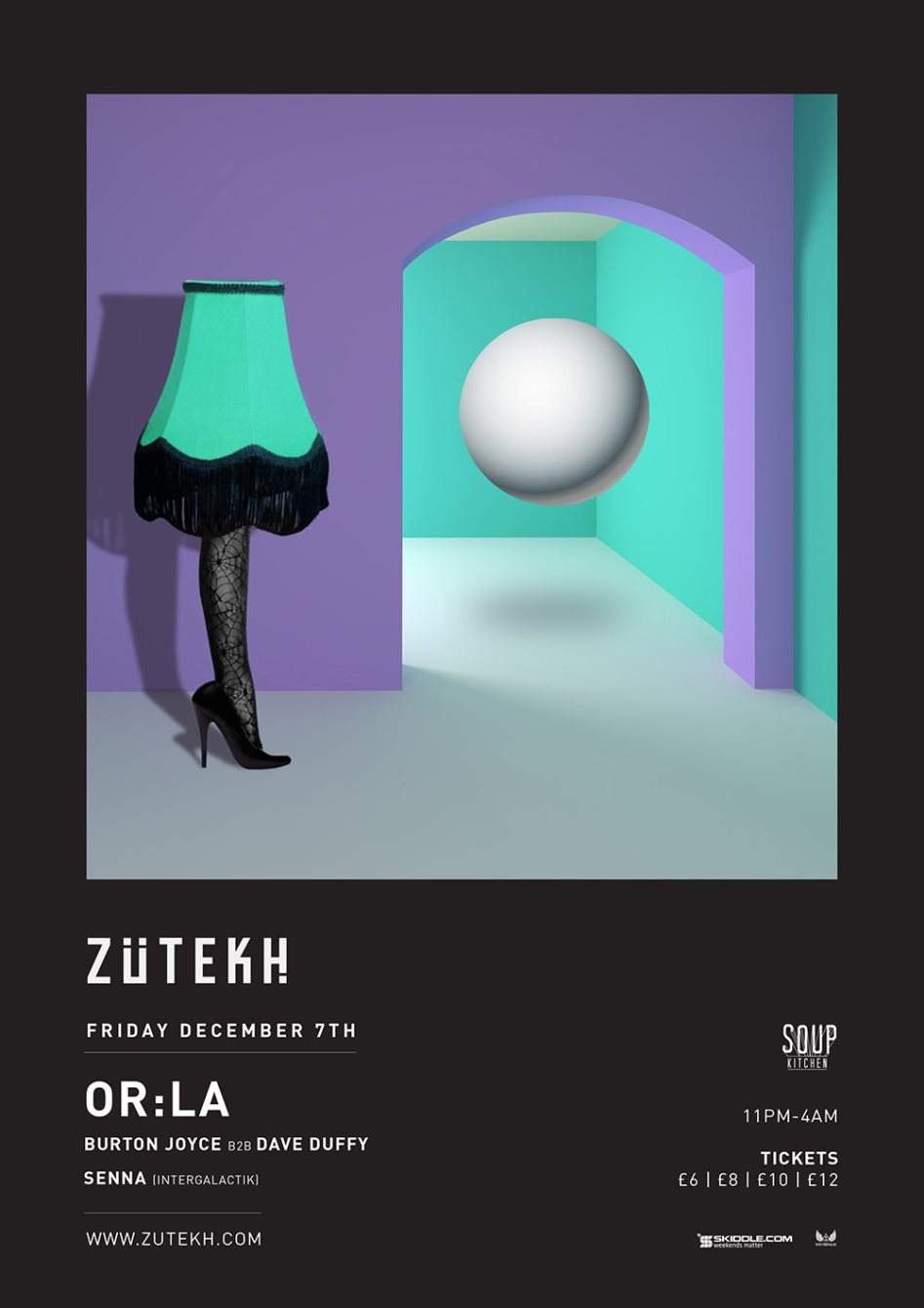 Zutekh presents Or:la - Flyer front