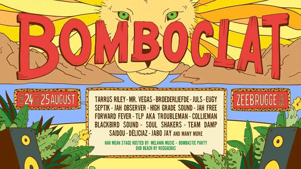 Bomboclat Festival 2018 at Strand Zeebrugge, Belgium