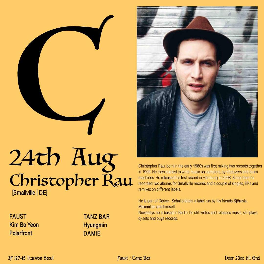 Christopher Rau [Smallville - DE] at Faust, Seoul