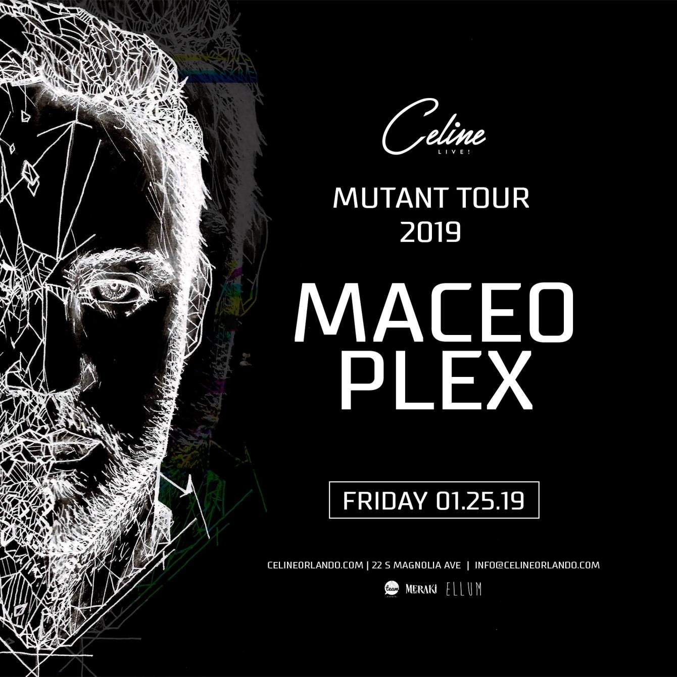 Meraki presents Maceo Plex Mutant Tour at Celine Orlando, Orlando