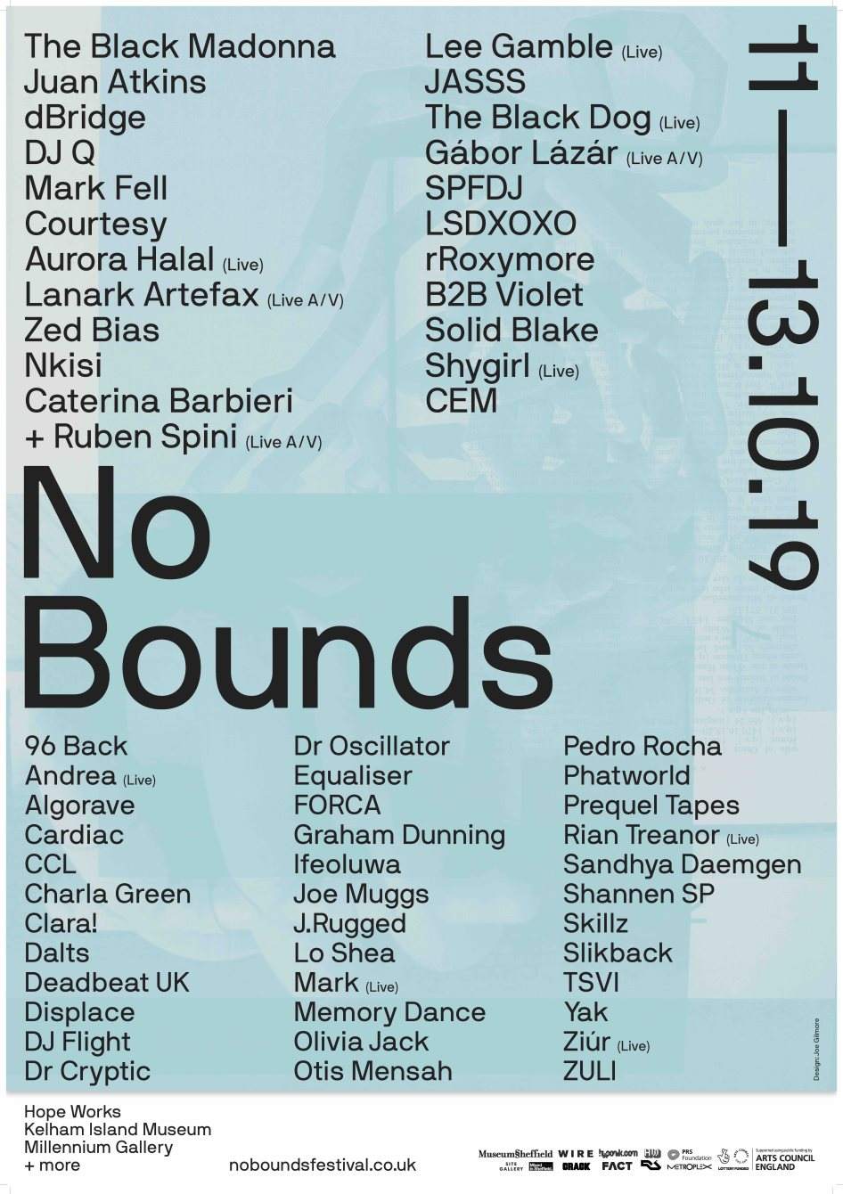 No Bounds Festival 2019 - Flyer back
