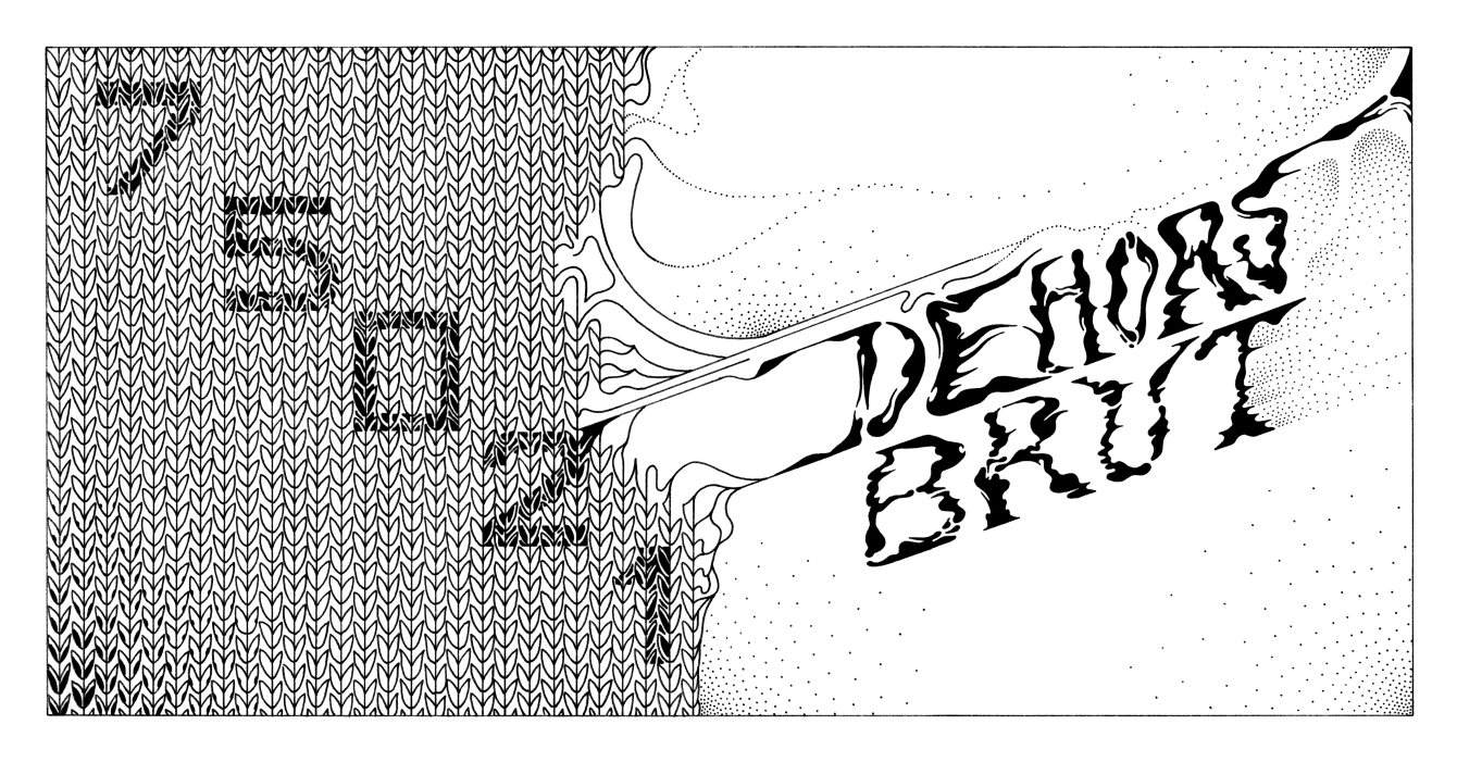 Dehors Brut x 75021 #35: Teki Latex, Zuli, Carin Kelly - Flyer front