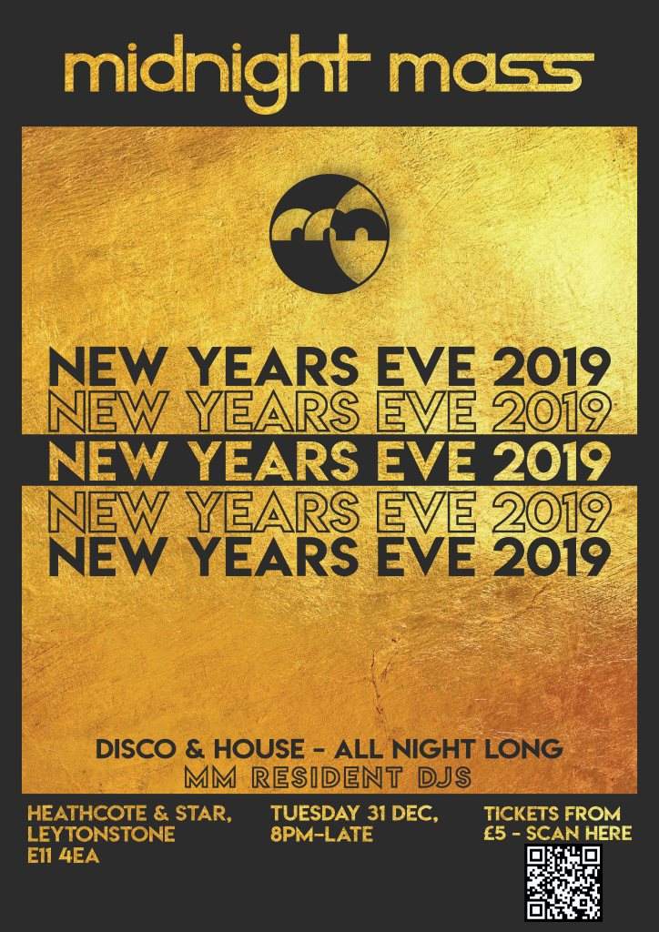NYE 2019 at The Heathcote [Disco & House] at The Heathcote and Star, London