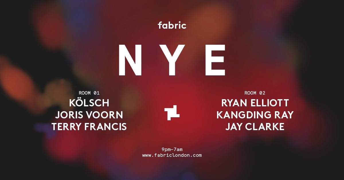 fabric NYE 2019 Kölsch, Joris Voorn & Ryan Elliott at fabric, London