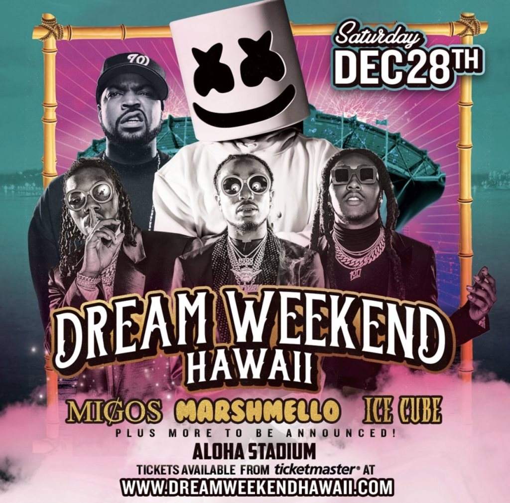 Dream Weekend Music Festival at Aloha Stadium, Hawaii