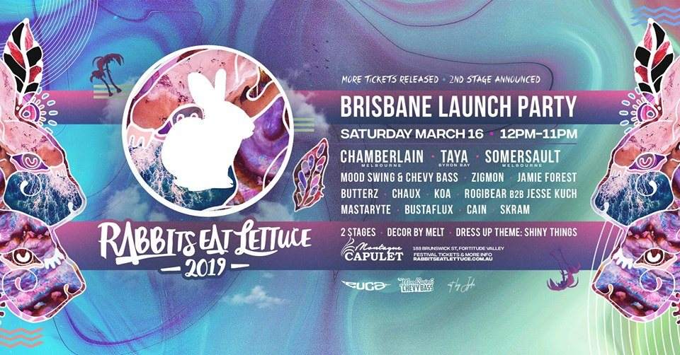 Rabbits Eat Lettuce 2019 • Brisbane Launch Party at Capulet, Brisbane