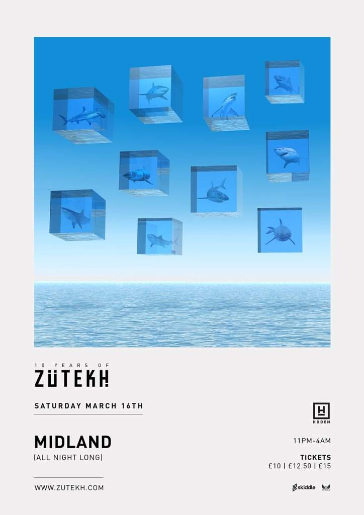 Zutekh presents Midland (All Night Long) - Flyer front