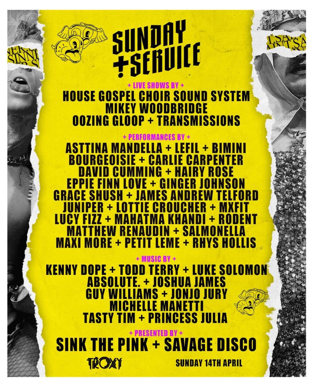 Sunday Service feat. Kenny Dope, Sink The Pink, Todd Terry and More at