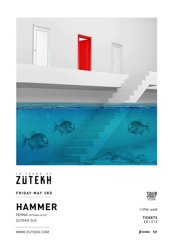 Zutekh presents Hammer - Flyer front