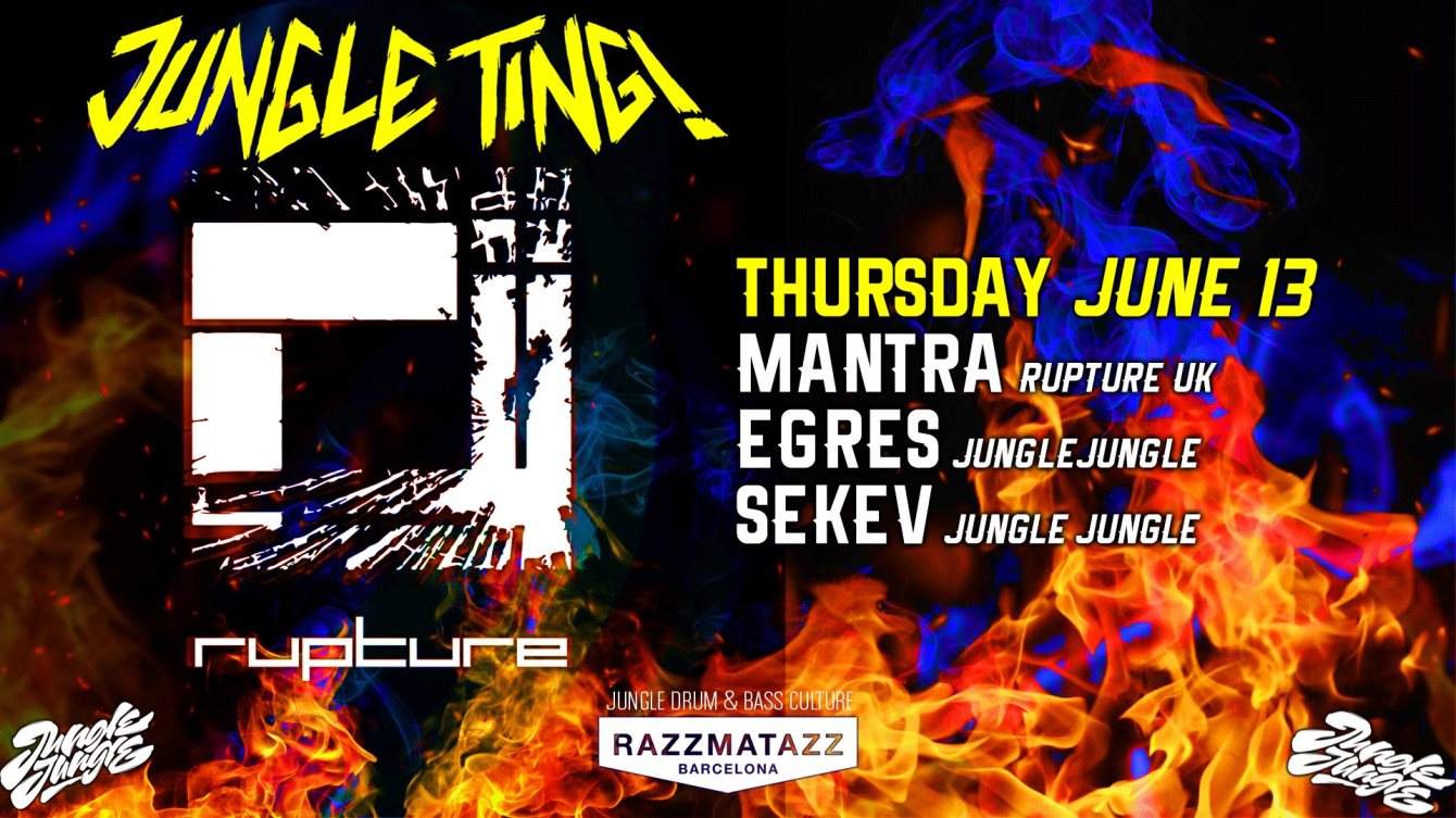 Jungle Ting Drum Bass Party With Dj Mantra At Razzmatazz Barcelona