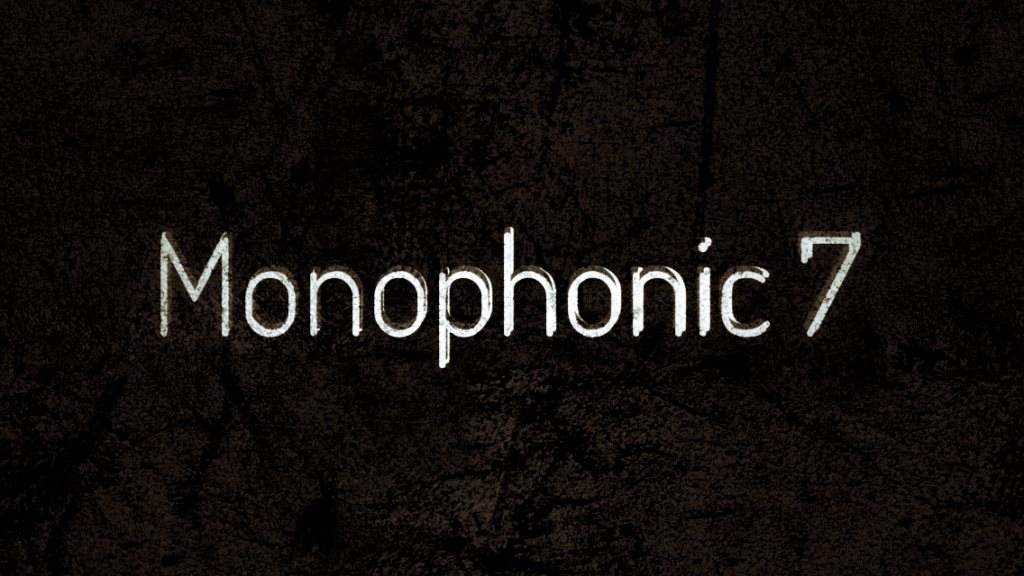 Monophonic 7 - Flyer front