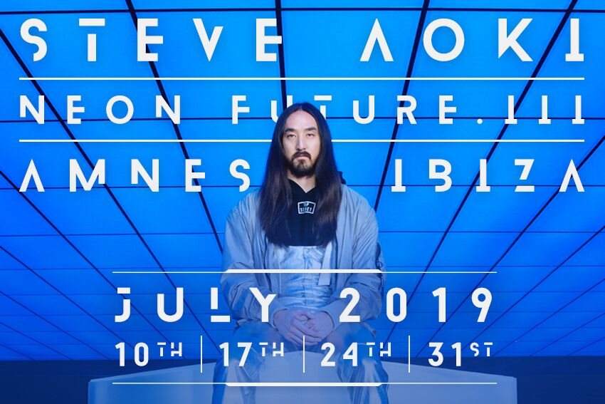 Steve Aoki Neon Future at Amnesia Ibiza, Ibiza