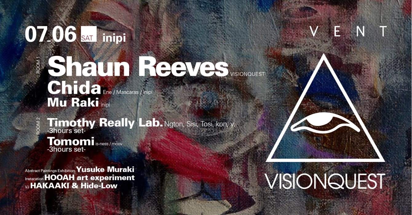 Visionquest at Inipi - Flyer front