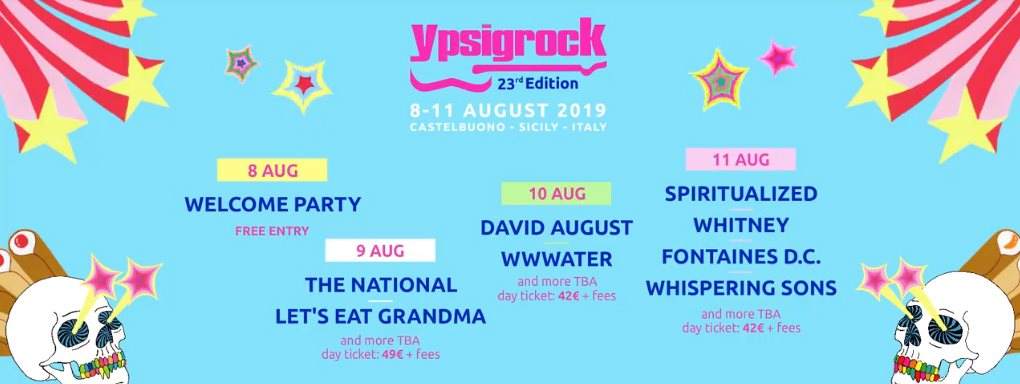 Ypsigrock Festival at Piazza Castello, Sicily