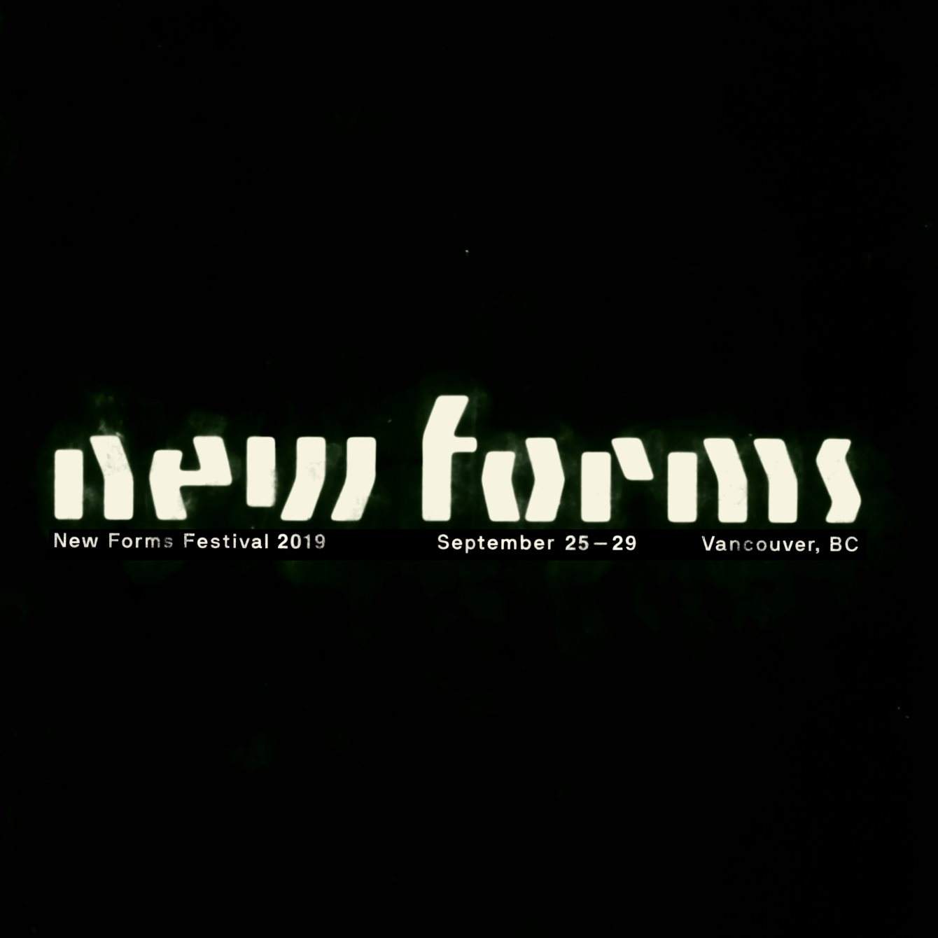 New Forms Festival 2019 - Flyer front