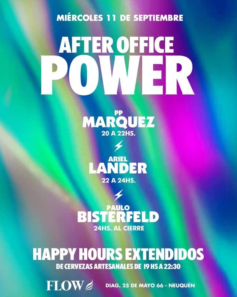 After Office Power at Flow Bar & Lounge, Argentina