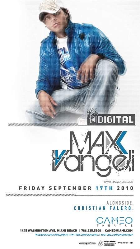 Max Vangeli at Cameo at Cameo Miami, Miami