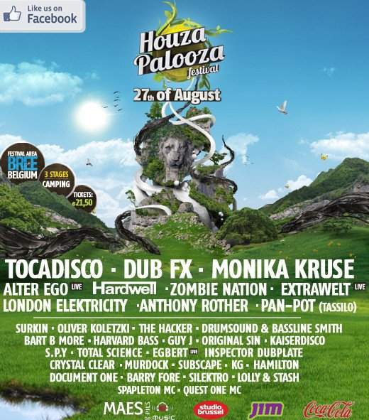 Houza Palooza Festival at Festivalweide Bree, Belgium