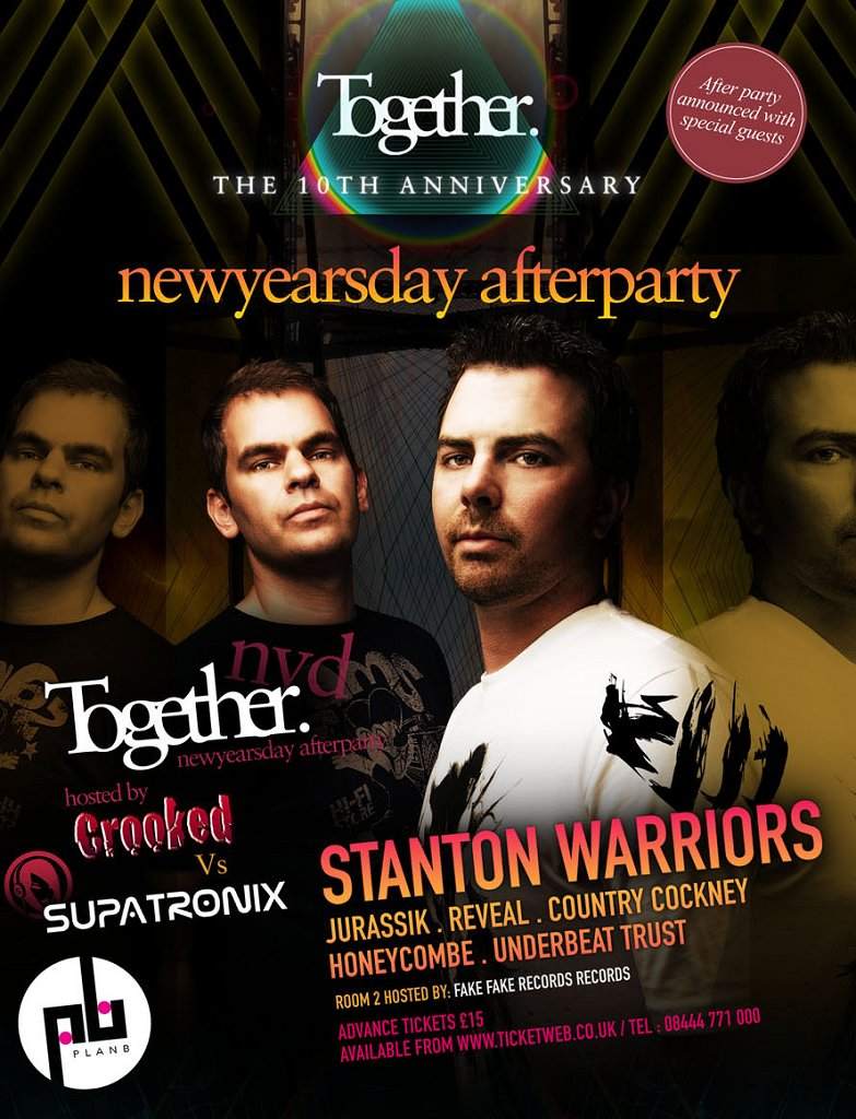 Together 10th Anniversary: The After-Party - Flyer back