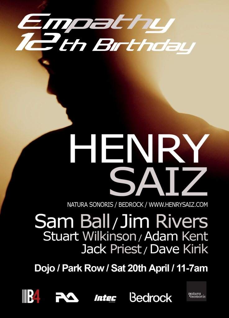 Empathy 12th Birthday with Henry Saiz at Dojo, Bristol