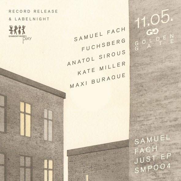 Symbiont-Music Record Release Party: Samuel Fach 'Just' EP - Flyer back