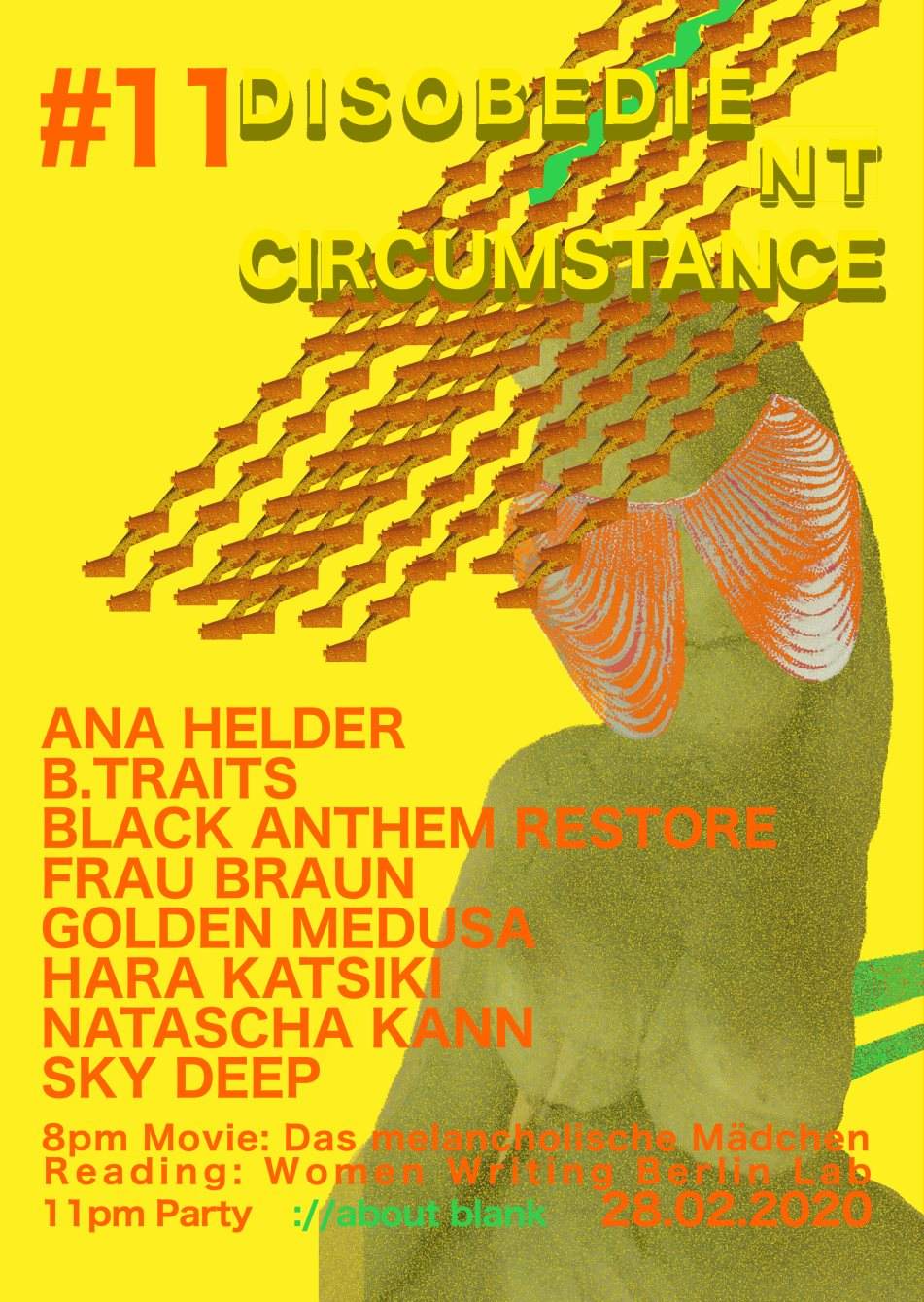 Disobedient Circumstance #11 - Flyer front