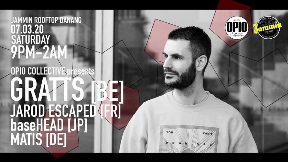 Opio Gratts, Jarod Escaped, baseHEAD, Matis at Darts Bar Jammin Rooftop, Vietnam