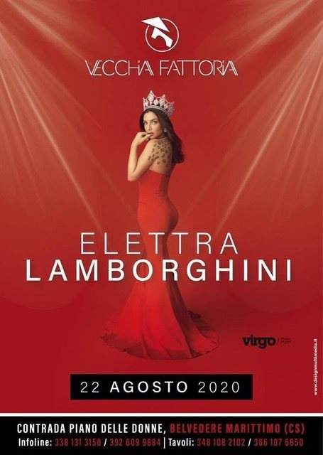 Elettra Lamborghini at Vecchia Fattoria, South