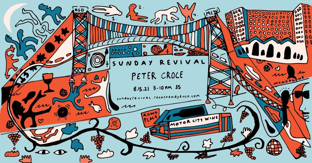 Sunday Revival Returns // Peter Croce Extended set - Flyer front