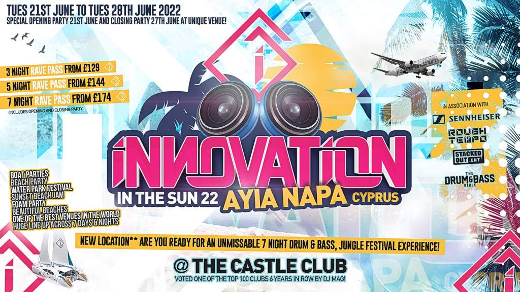 Innovation In The Sun - Ayia Napa at Castle Club, Cyprus