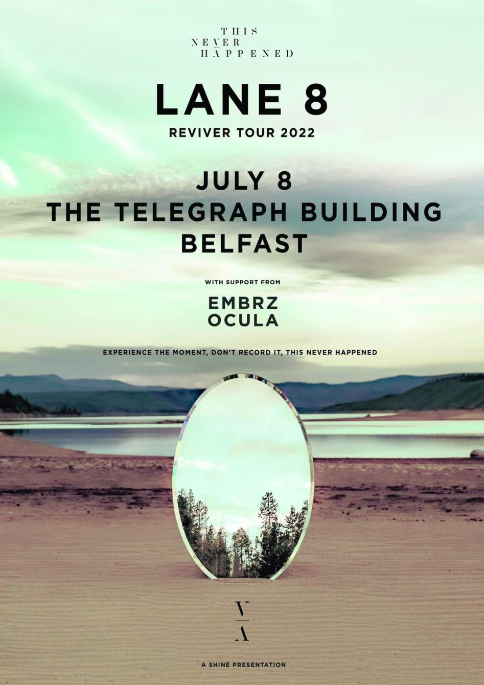 Lane 8 - Reviver Tour 2022 - Belfast, NI - Flyer front
