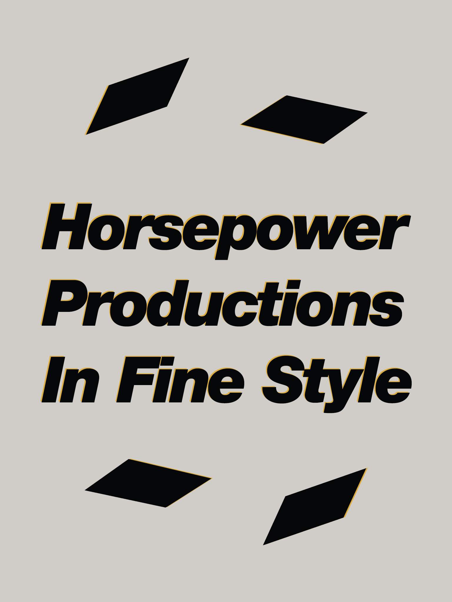 その他 3LP Horsepower Productions
