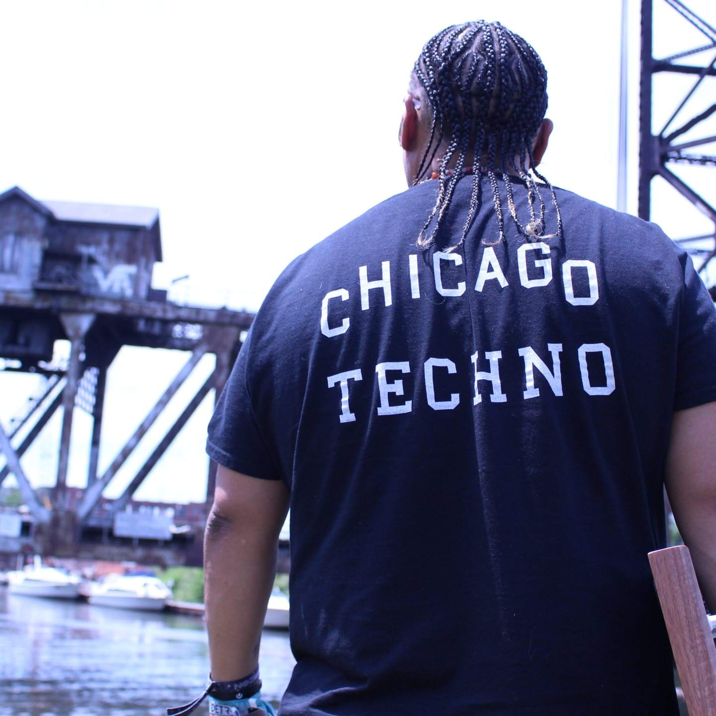 Detroit Chicago House Techno Remix T-Shirt / Light Blue