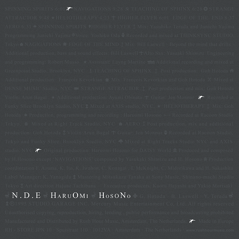 Haruomi Hosono - N.D.E. · Album Review ⟋ RA