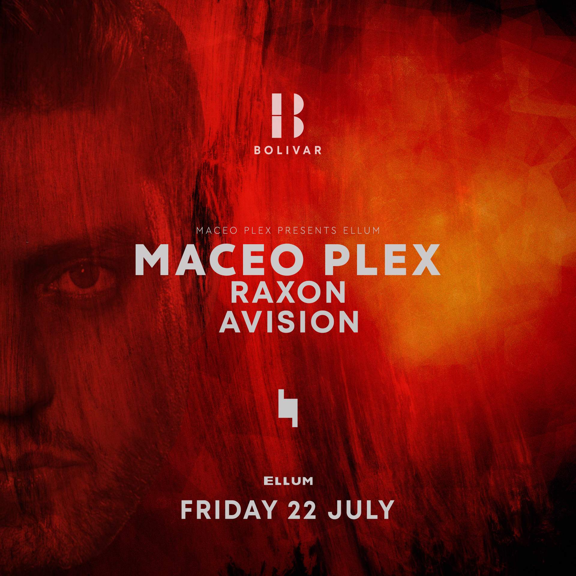 Blend with Maceo Plex - Flyer front