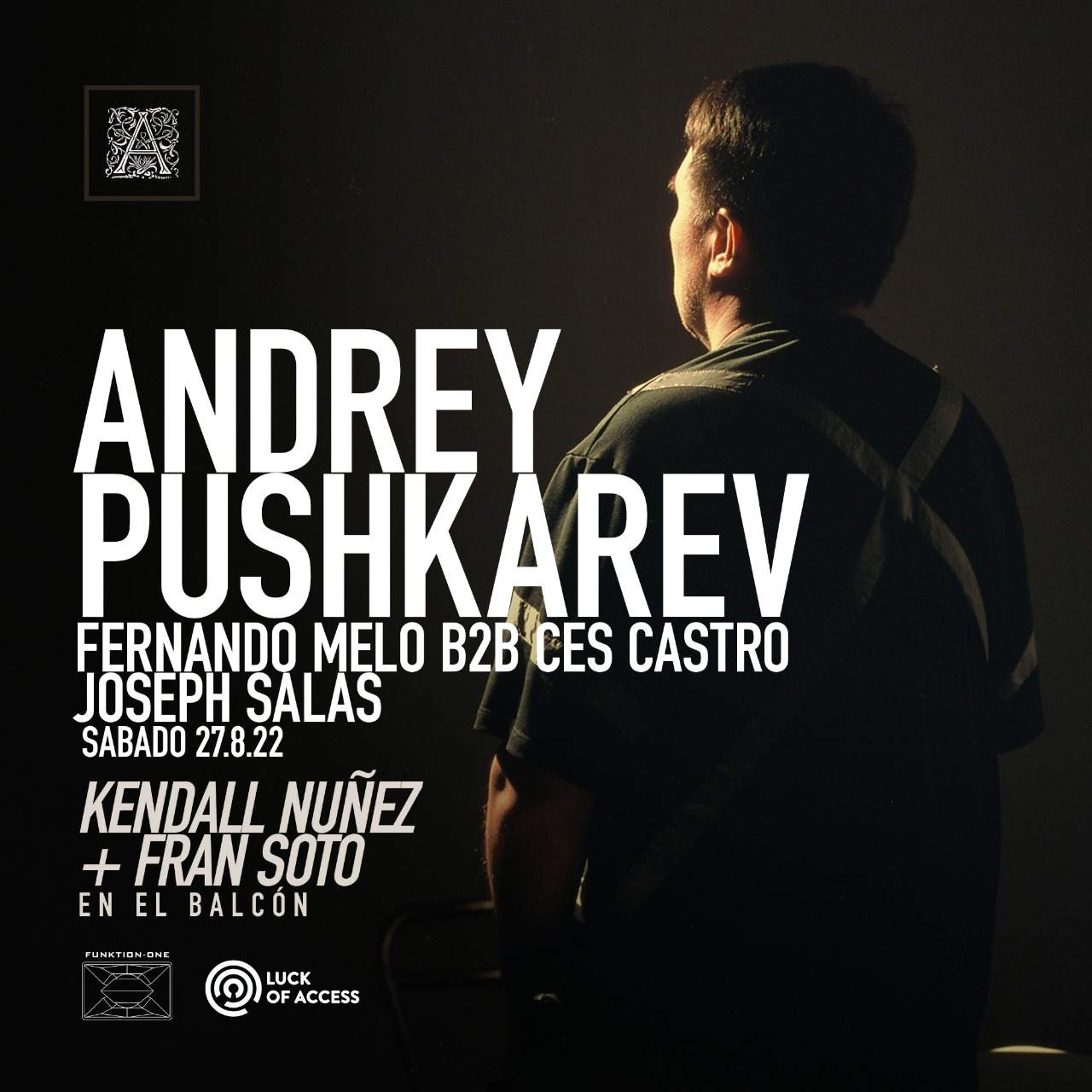 Antik presenta: Andrey Pushkarev - Flyer front