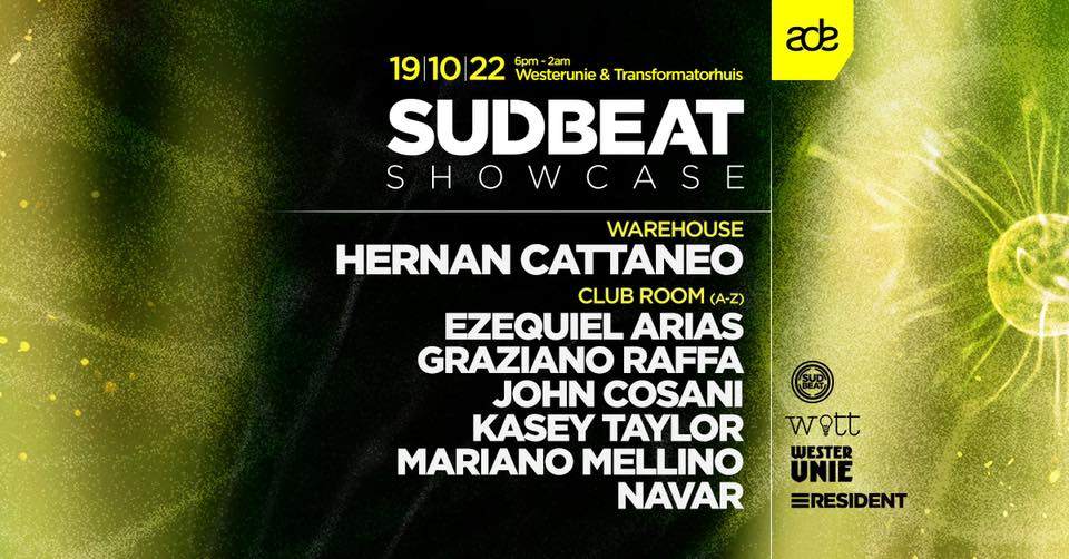 Hernan Cattaneo presents Sudbeat Showcase - Flyer front