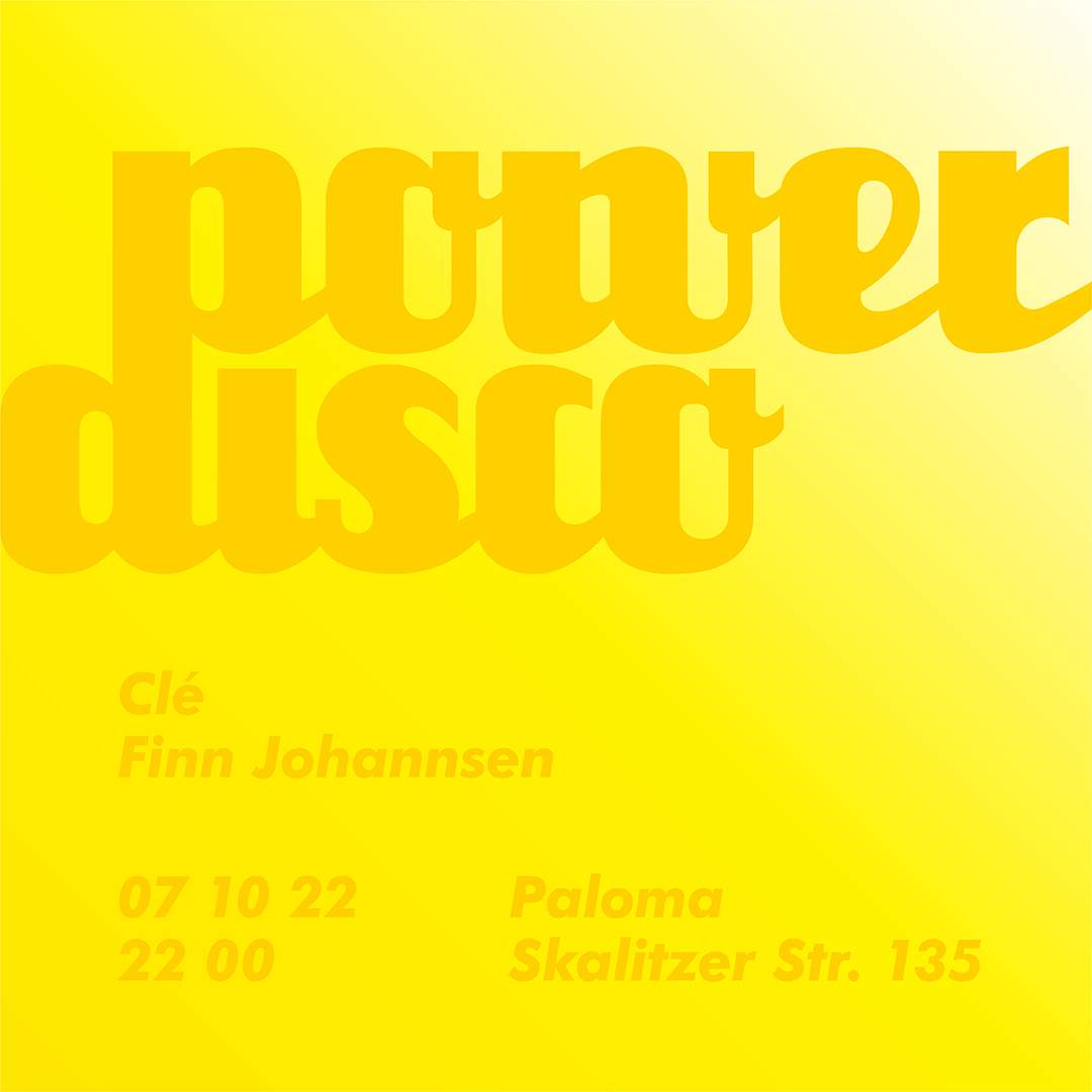 Power Disco - Youth has NOT gone Edition - Flyer front