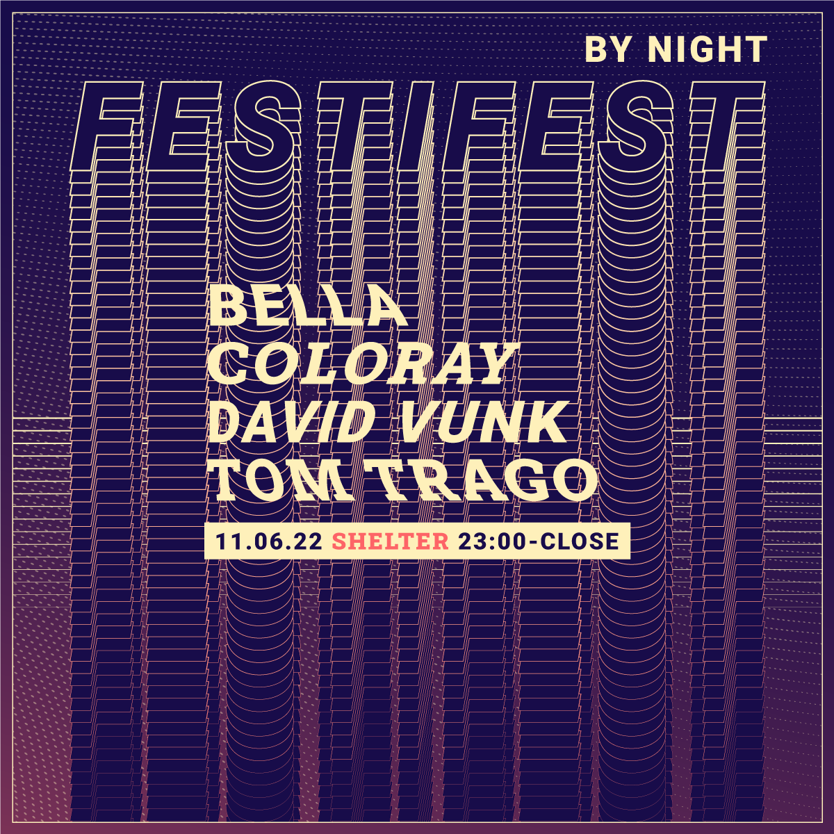Festifest by Night - Flyer front