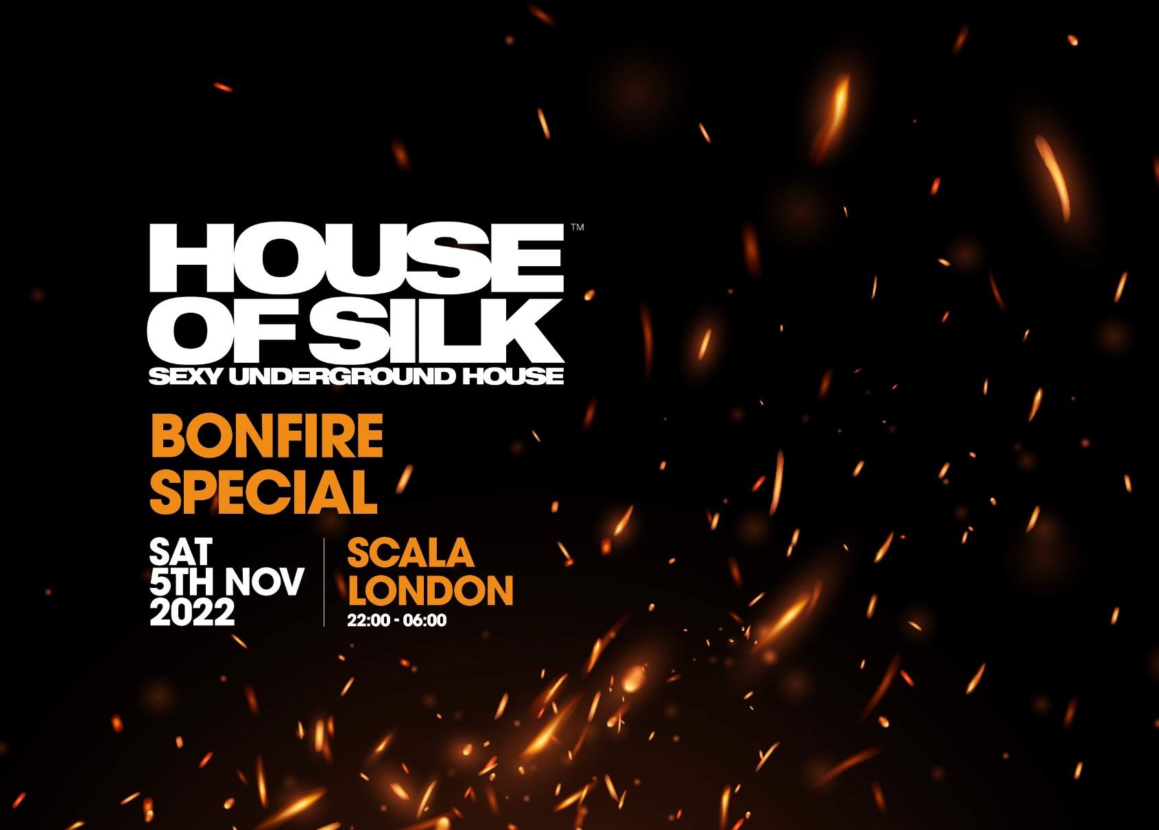 House Of Silk - Bonfire Special - Flyer front