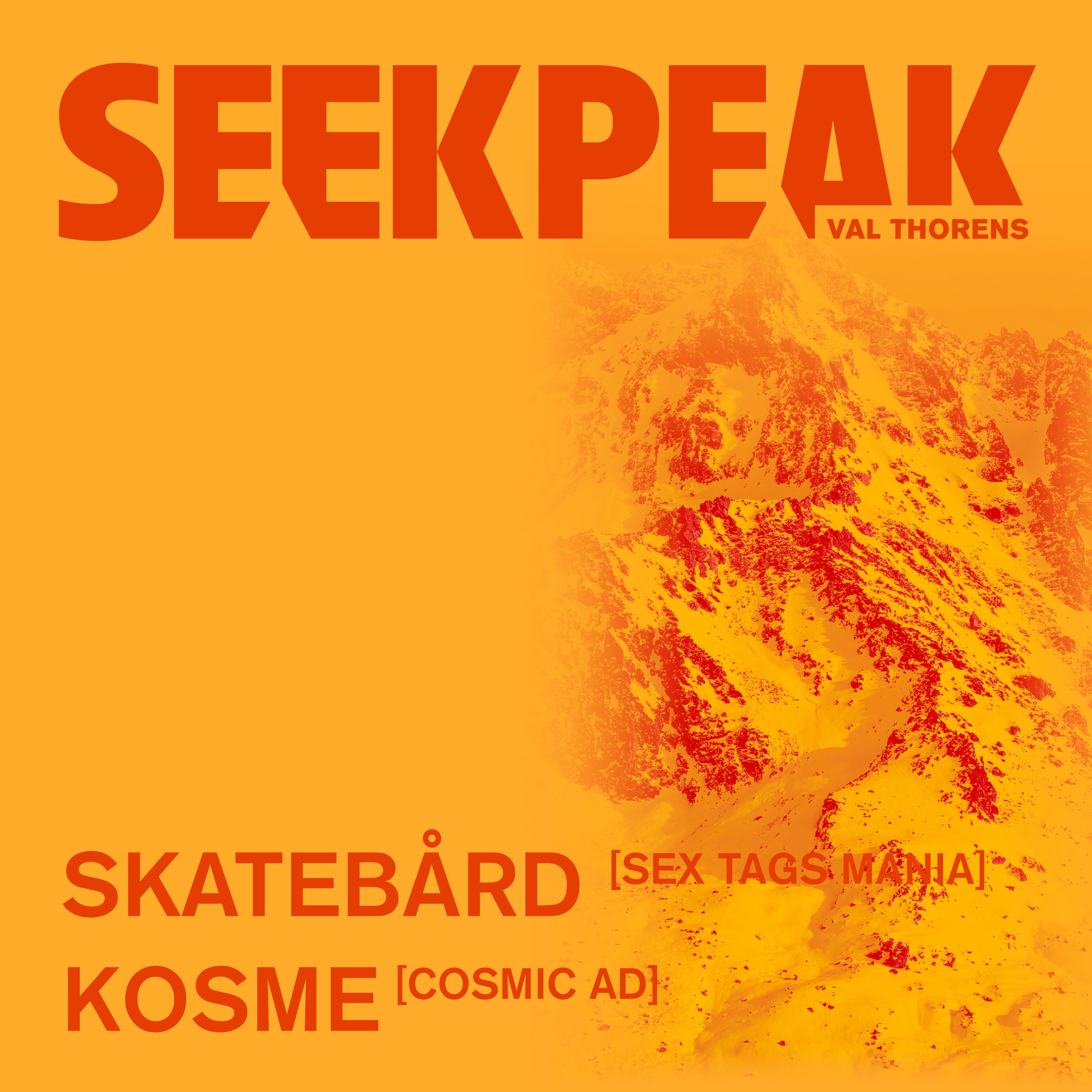 SeekPeak - Flyer front