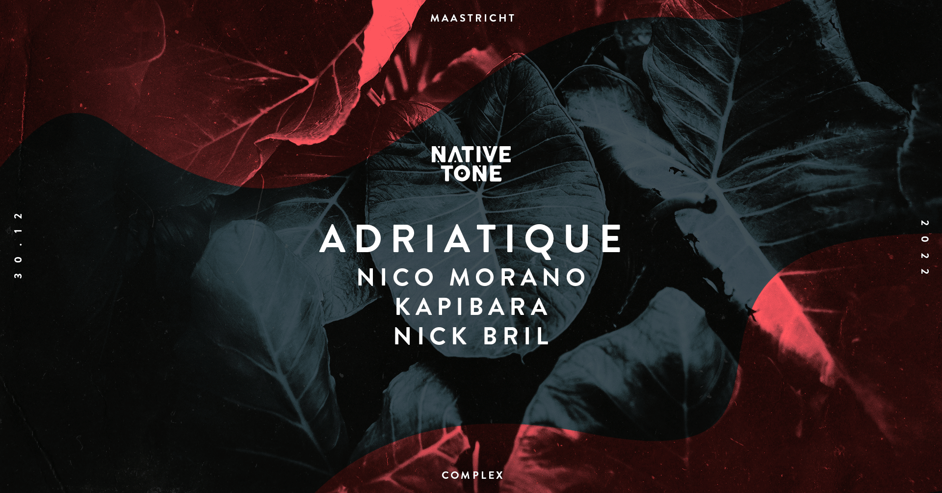 Native Tone presents Adriatique - Flyer front