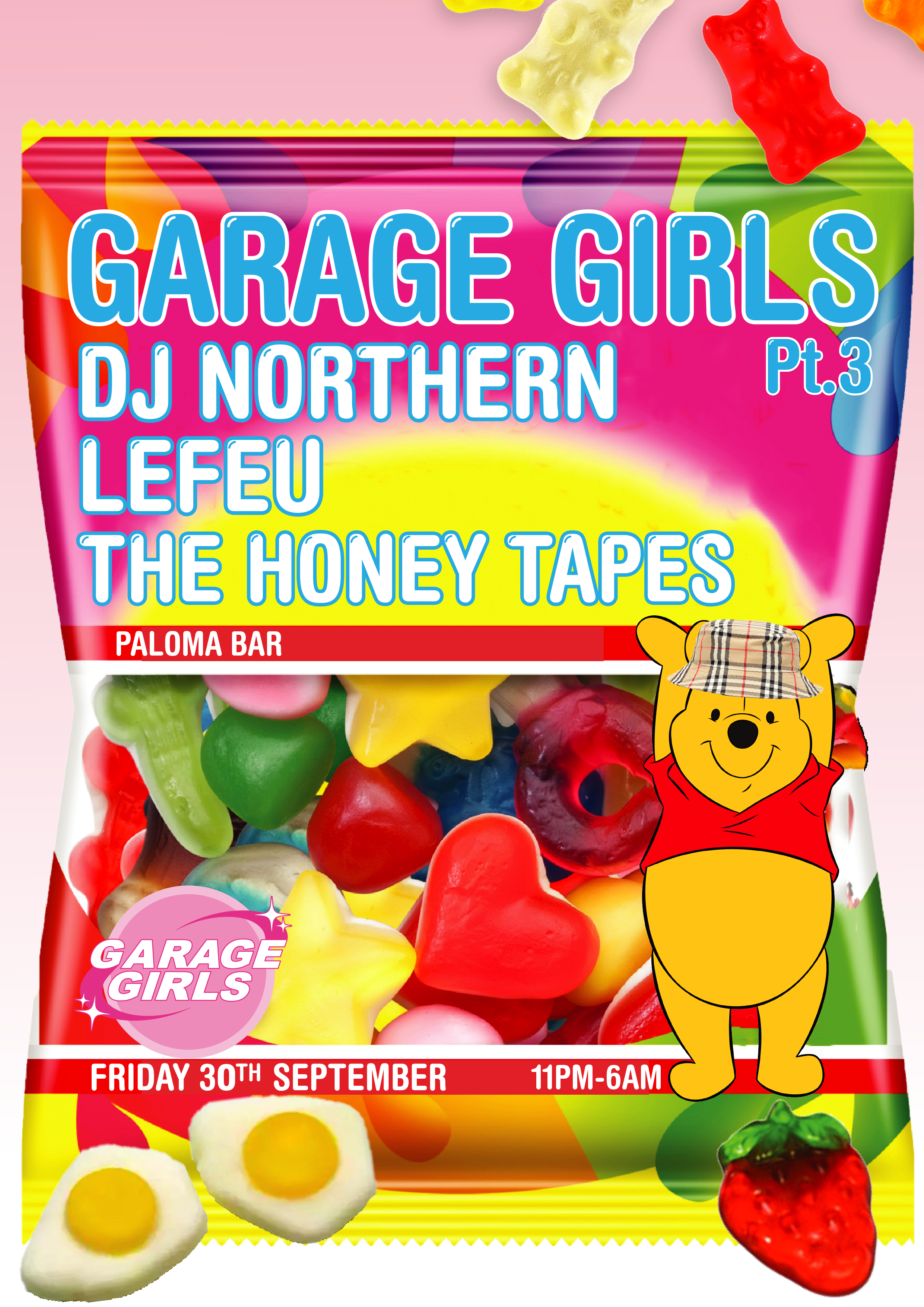 Garage Girls Pt.3 - Flyer back