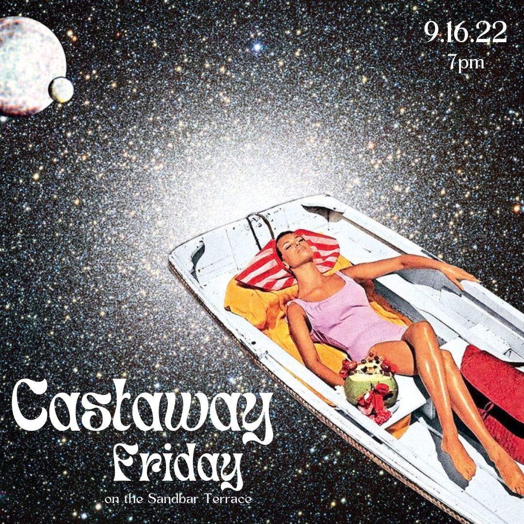 Castaway Friday + Velero & Friends at the Electric Cuda - Flyer front